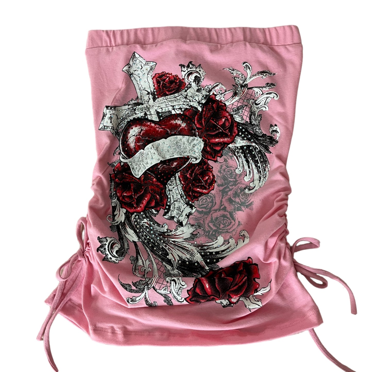Want U 2 Love Me Tube Top Pink