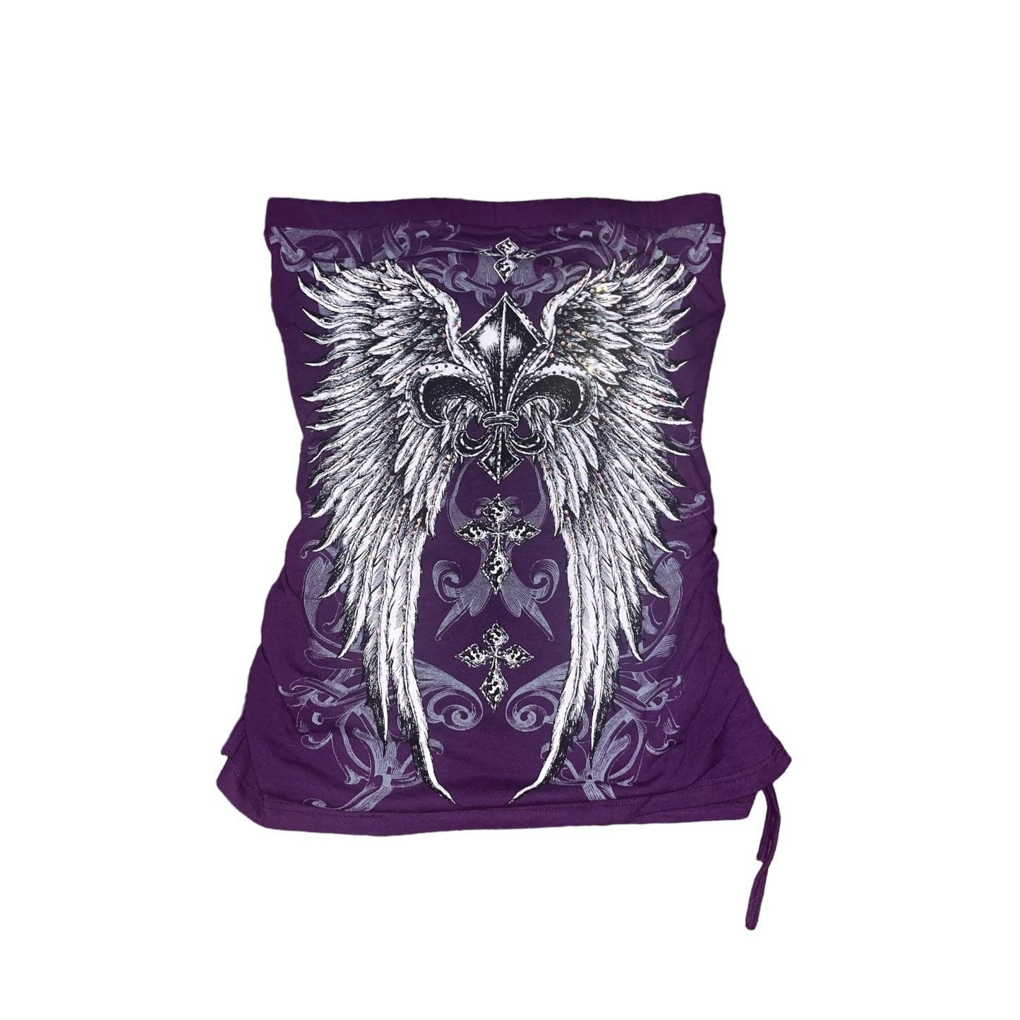 Celestia Rhinestone Tube Top Purple