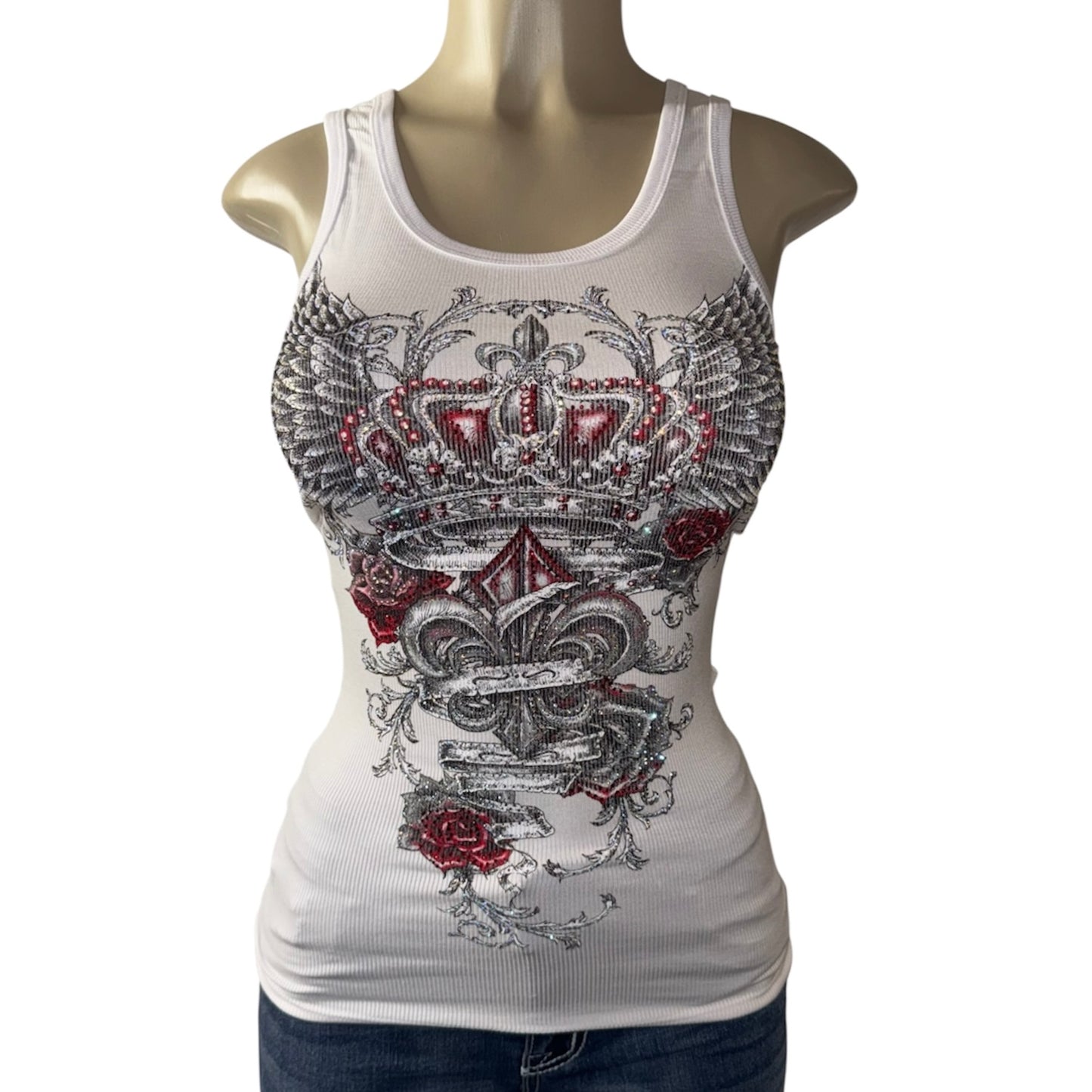 Diana Rib Knit Cotton Tank Top
