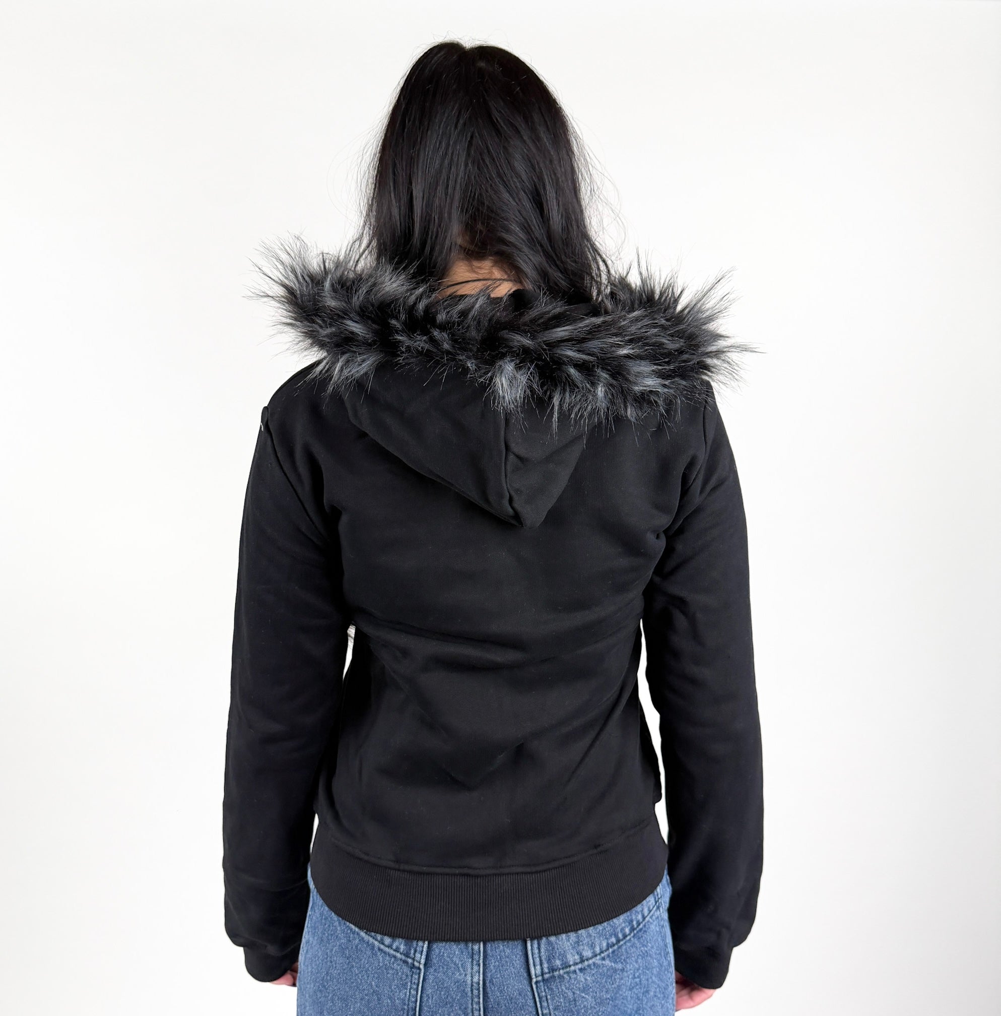 Charmed Midnight Rhinestone Zip Up Hoodie – Ellie Rose