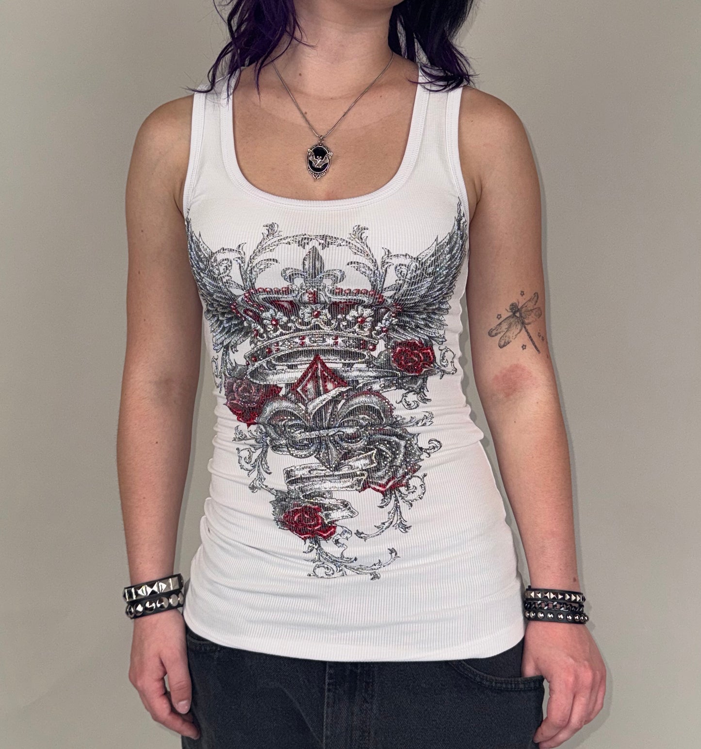 Diana Rib Knit Cotton Tank Top