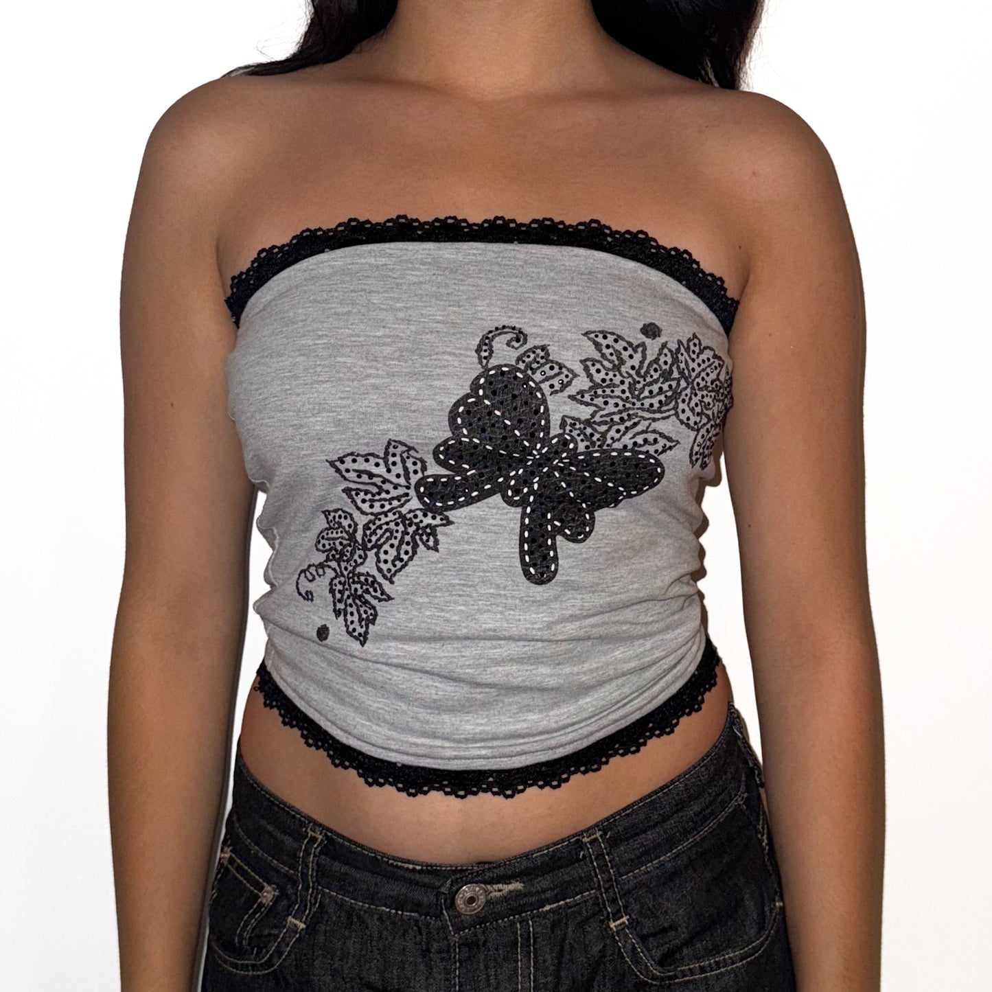 Vanessa Rhinestone Tube Top