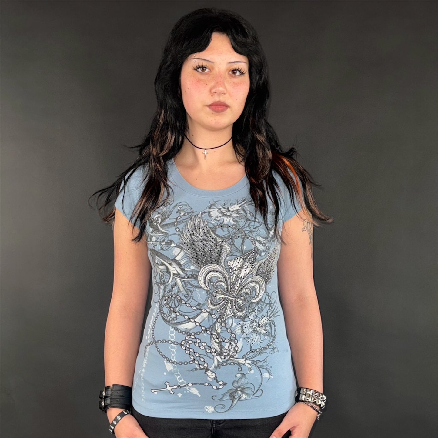 Bella Short Sleeve Baby Blue