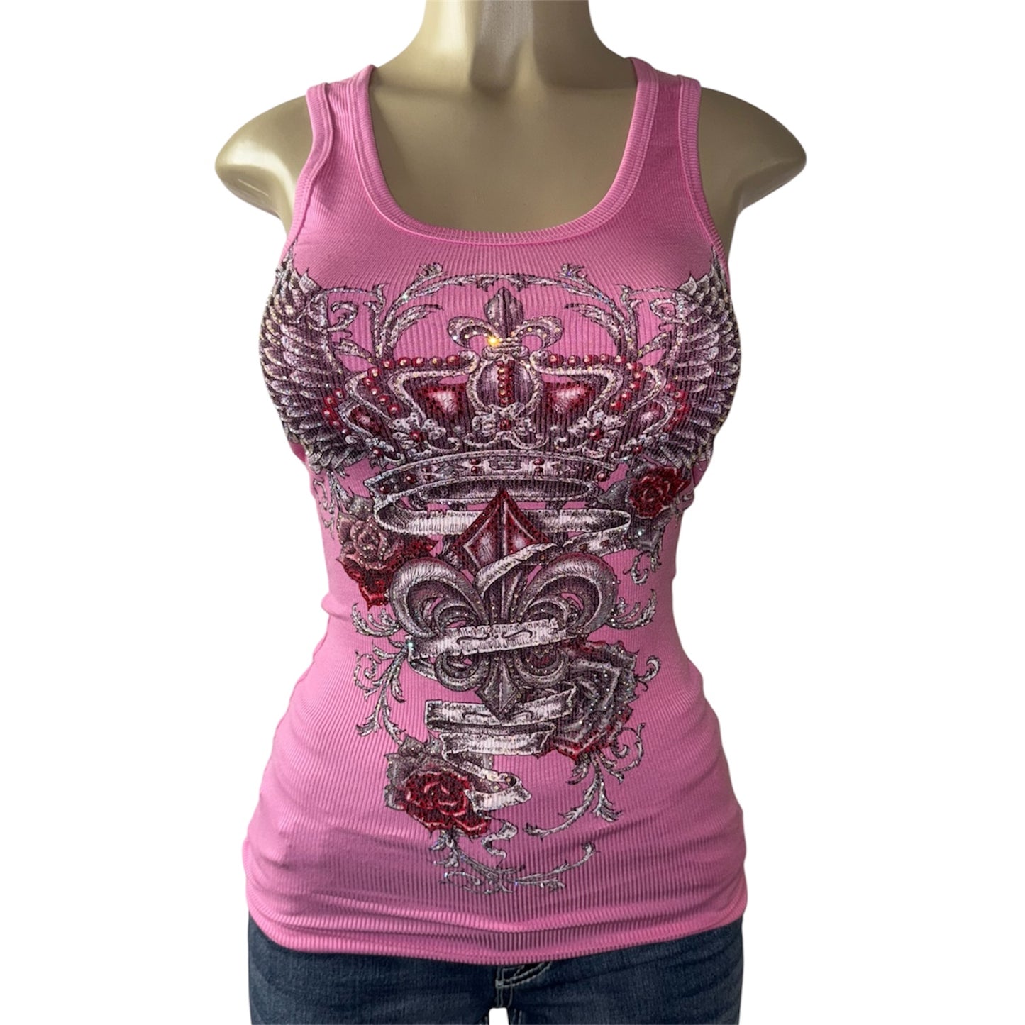 Diana Rib Knit Cotton Tank Top