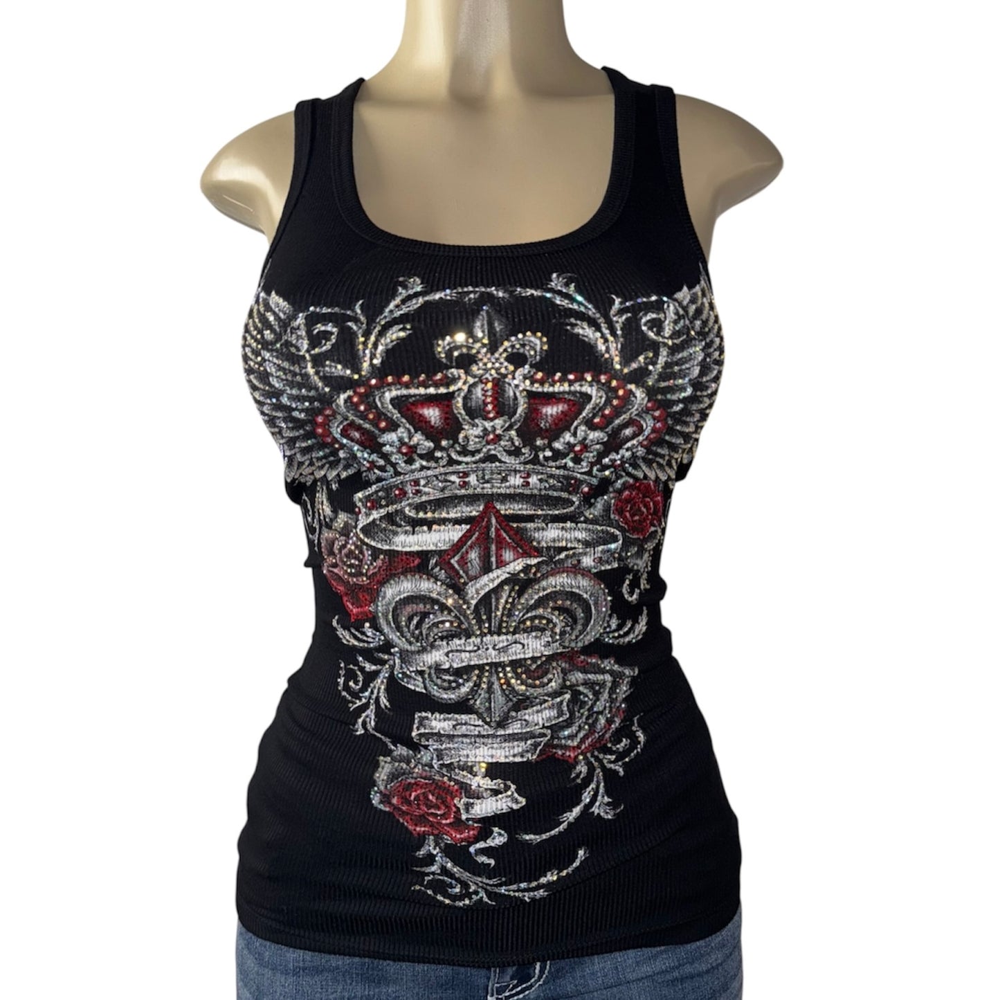 Diana Rib Knit Cotton Tank Top